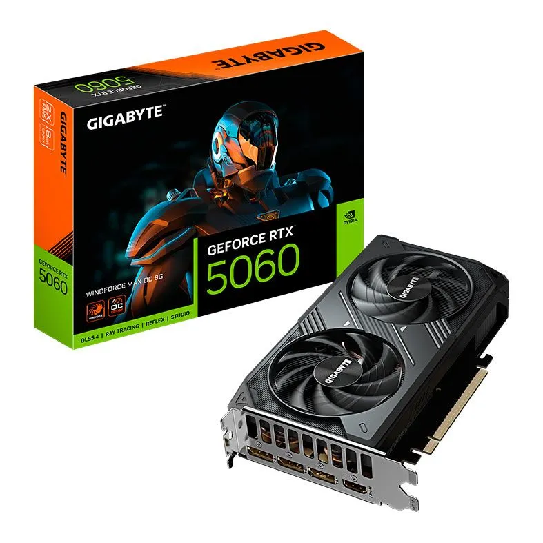 RTX 5060, vista de frente